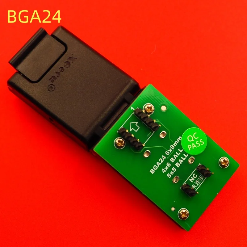 100% 오리지널 XGecu BGA24 - DIP8 6X8 /5X5/ 4X6 mm 볼 유니버설 어댑터 IC 소켓(새로운 듀얼 헤드 프로브 홀더 포함)