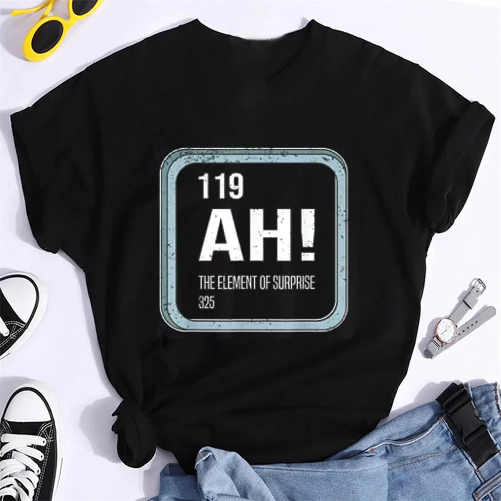 

T Shirt Woman New Chemistries Funny Science Girl Unique Casual Summer T Shirt for Women Tops Tees Funny New Graphic Casual Tees