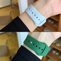 Bracelet en Silicone pour bracelet de montre Apple 45mm 44mm 49mm 40mm 41mm 42mm bracelet de Sport correa iWatch série 9 8 7 6 5 3 4 3 SE Ultra 2 5
