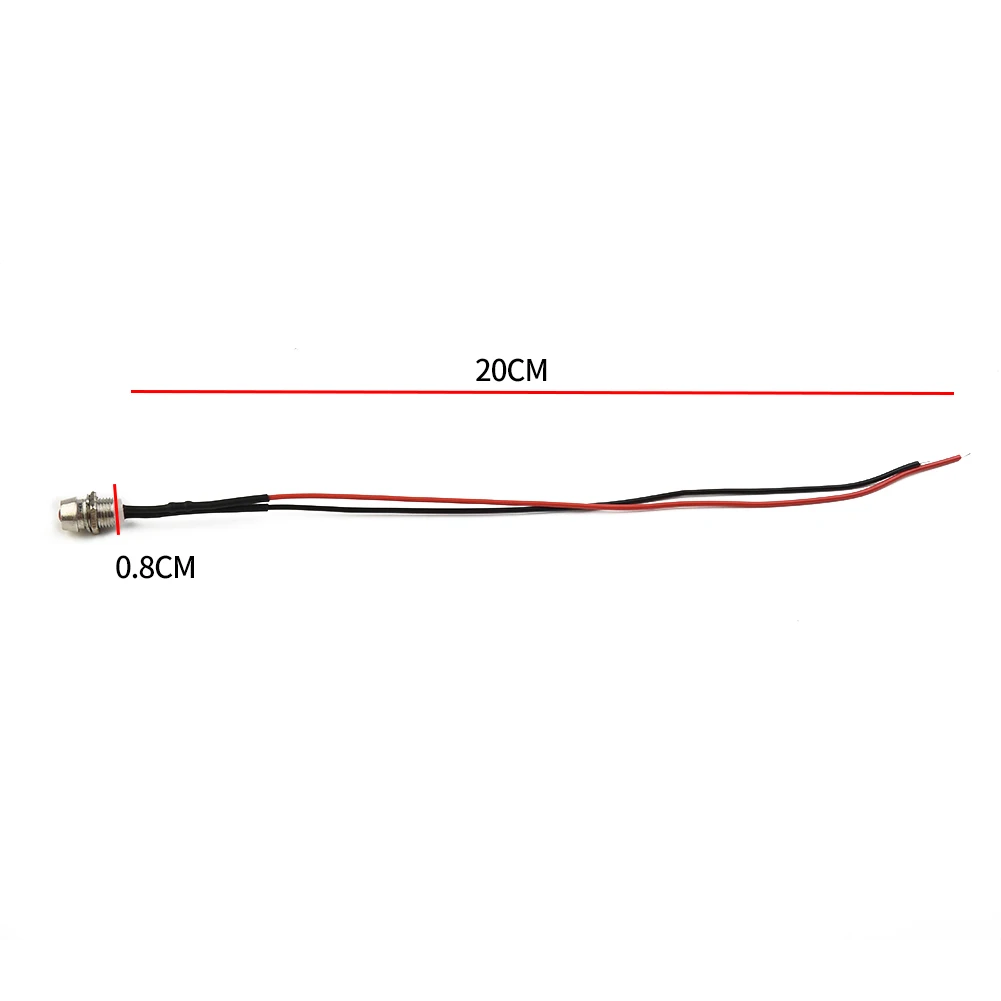ڵ LED ǥõ ,    ̵ Ŀ ,  г ȣ, 8mm, 12V, 10 