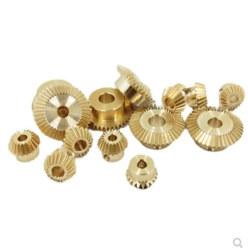 Motor Gear Transmission Gear 1set 0.5M 1:2 1:3 Bevel Gear 15T:30T 20T:40T 20T:60T 90 Degree Transmission Steel or brass Copper bevel Gear