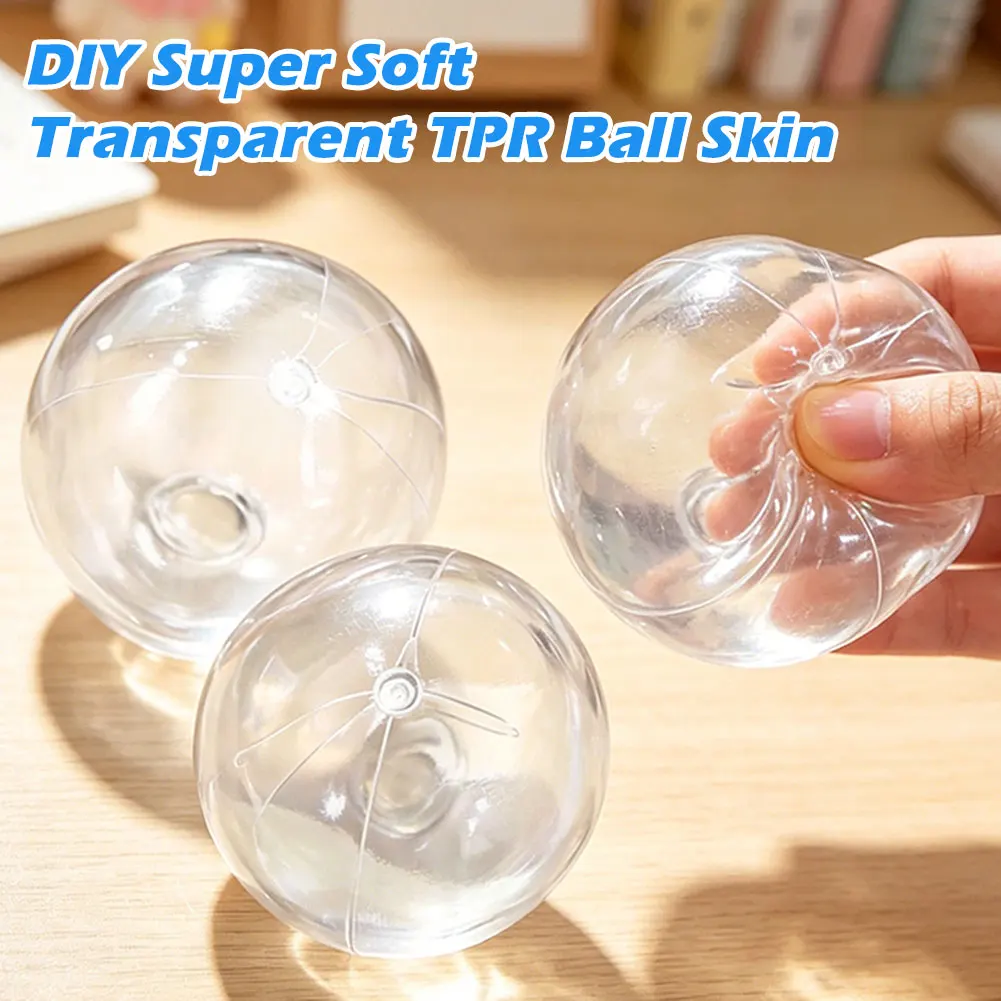 1/10PCS 구형 쥬얼리 TRP 주조 금형 도구 DIY 빈 볼 스킨 수제 볼 감압 슬로우 리바운드 장난감