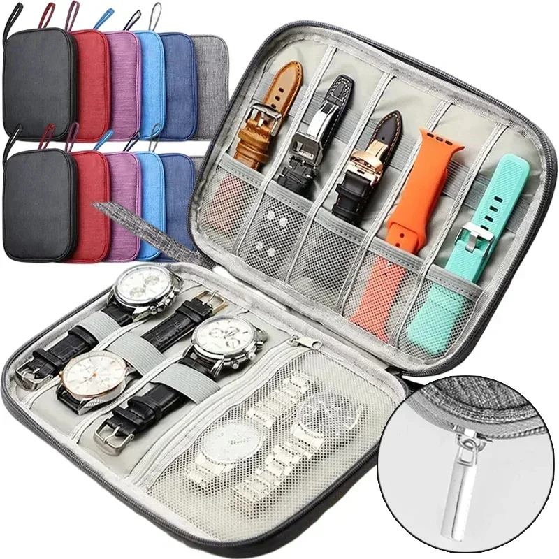 Watchband Box for Apple Watch Strap Case Data Cable Travel Smart Watch Wriststrap Storage