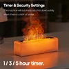 KINSCOTER Essential Oil Aroma Diffuser Flame Air Humidifier Ultrasonic Cool Mist Difusor with  RGB Realistic Fire Night Light 4