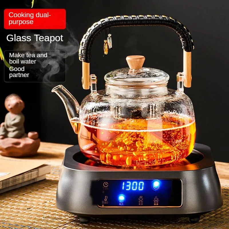 Electric Ceramic Stove Glass Teapot Can Be Open Flame Steaming