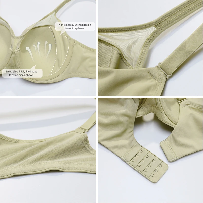 Mary Jane 40E Ivory Unlined Sexy Lace Underwire Bra Clearance Sale NWT  sheer 