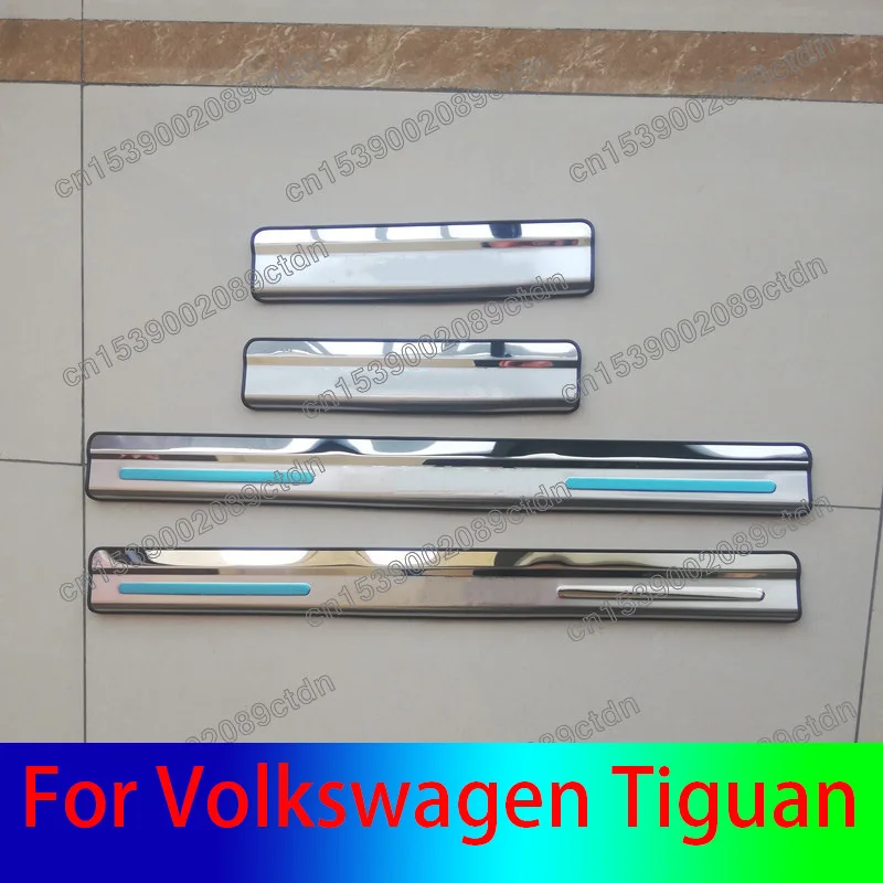 stainless steel Car door cover outside door sill plate For VW