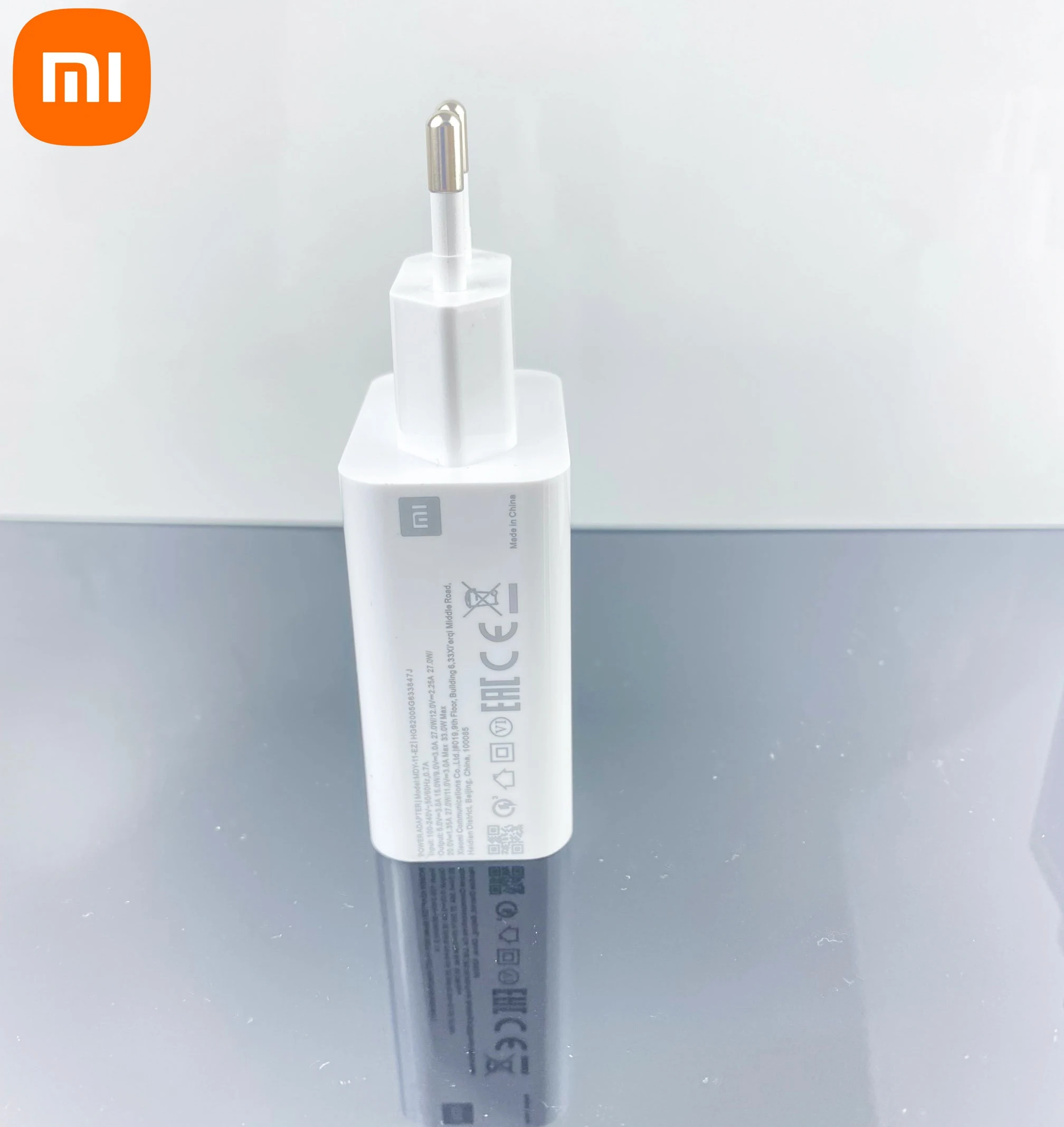 Original Xiaomi 33W Fast Charger EU Turbo Charge 6A Type C Data Cable Redmi Note 9 POCO X3 Nfc Mi 10 9 9t Pro Note 10 K20 K30 