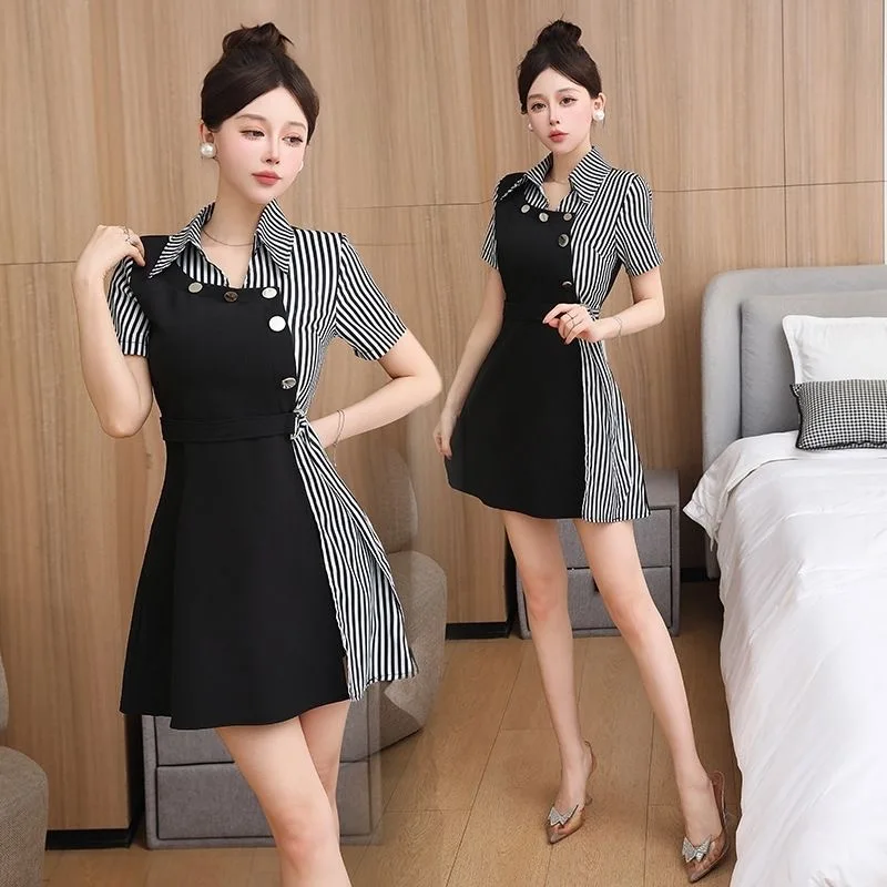 Two-piece Set Of 2024 New Shorts Fashion Style Foreign School Age Temperament Goddess Fan Professional Shorts Set Female Summer