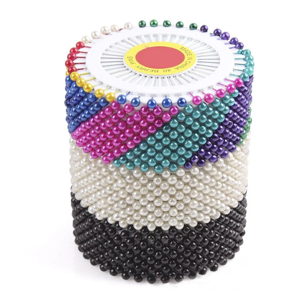 480Pcs 블랙 핀 38mm 녹슬지 않는 스틸 슬림 핀 바느질용 크로스 자수 웨딩 파티 졸업 파티용