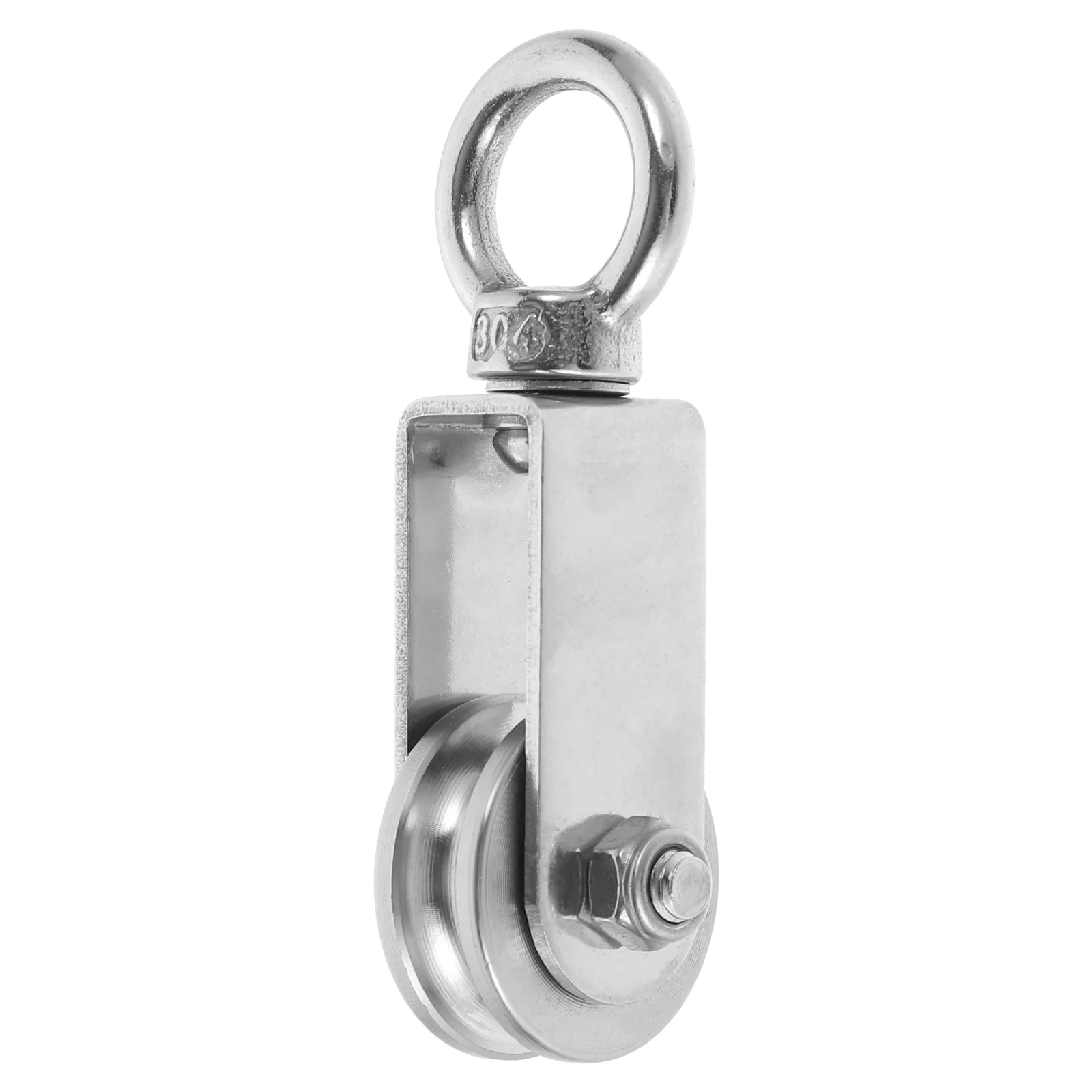 

Multifunctional Pulley U-shaped Lifting Ring Stainless Wheel Wire Rope