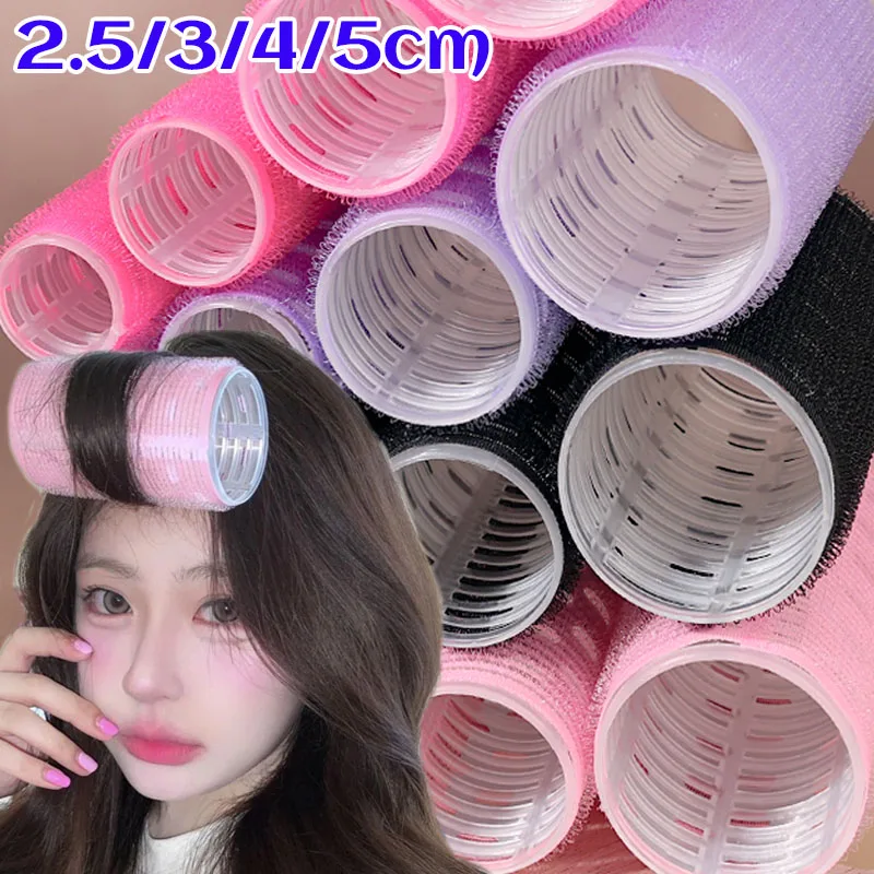 Hair Styling Tool Portable Hair Rollers Self Adhesive Lazy DIY Magic Styling Heatless Hair Roller Bang