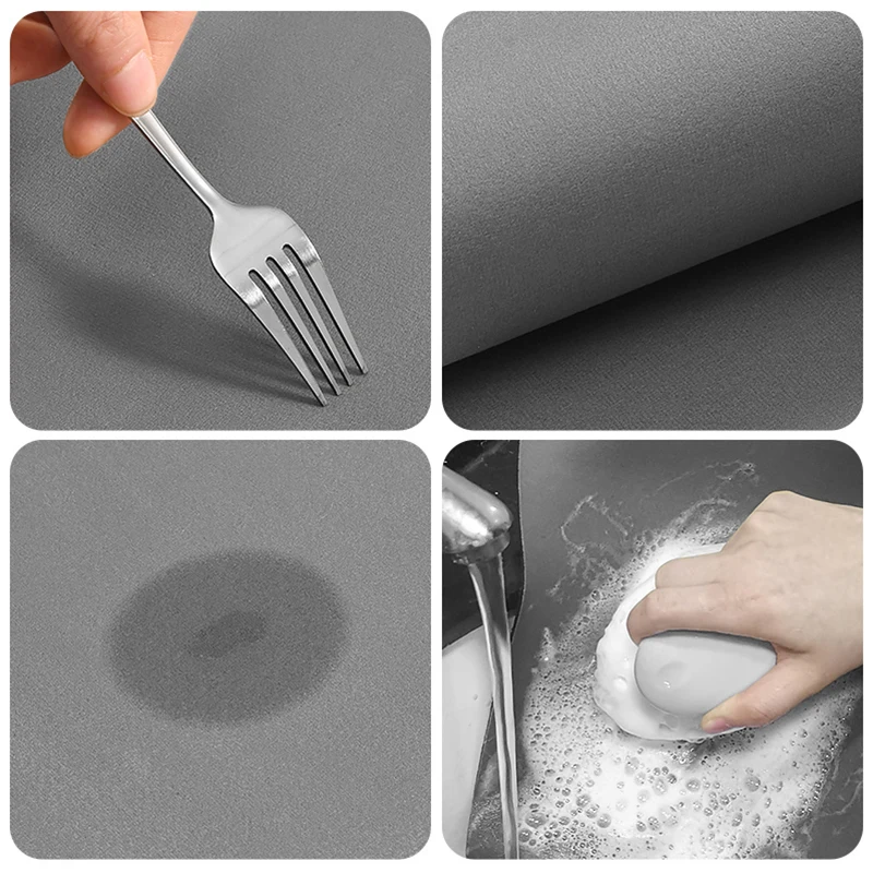 Reusable Dustproof Mat for Washing Machine Waterproof Oven Microwave Protecor Mat Absorbent Table Mats Anti-slip Drying Mats absorbent table mat