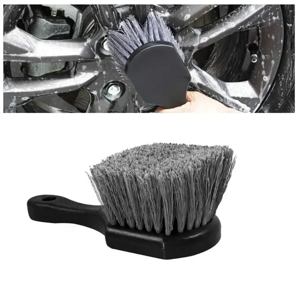 Car Wheel Cleaning Brush Detail Brush Short Handle Tire Rim Washing Brush Vehicles Cleaning Maintain Accessories Set For Auto In BEST SELLERS