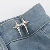1 Pair Adjustable Trousers Waist Buckles for Jeans Pants Skirts Waist Tightener Snap Button Adjuster Pants Pin Retractable Clips 3