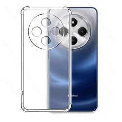 Ultra-Thin Transparent Anti-Fall Phone Case with Full Camera Protection for Poco C75 4G (Transparent)