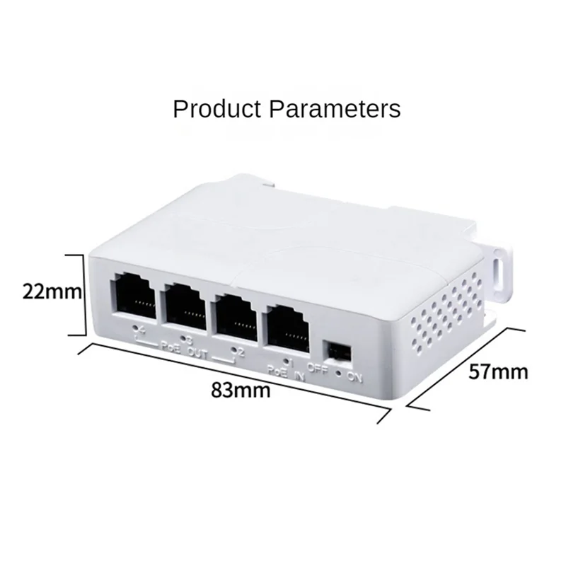 BTLIFE-4X 13포트 PoE 확장기 10/100M PoE 리피터 IEEE802.3Af IP 전송 확장기 (POE 스위치 NVR IP 카메라용)