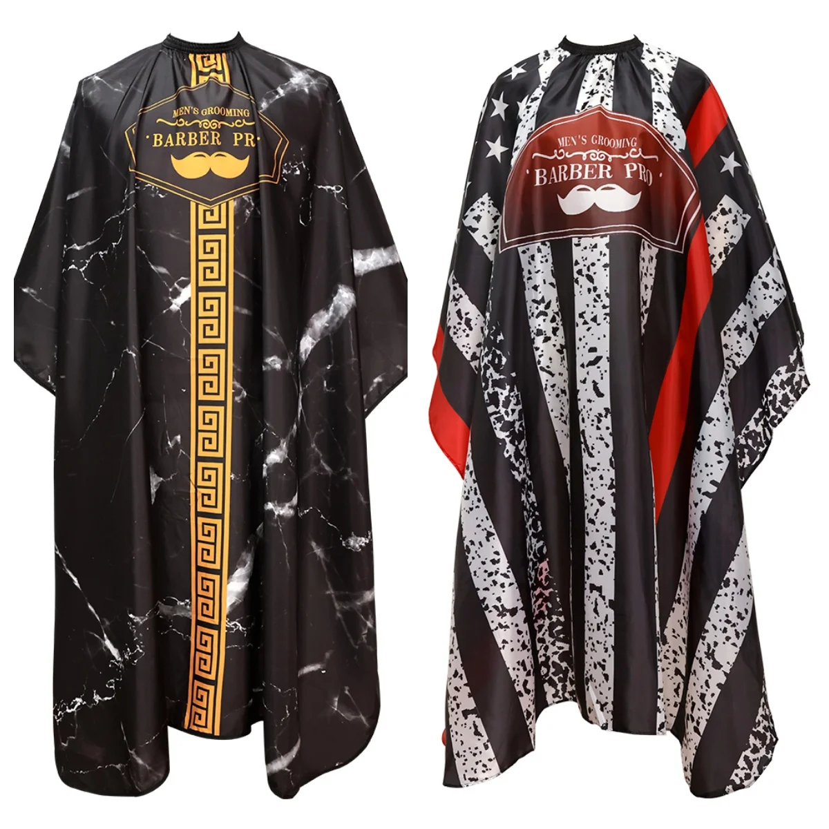 Haircut Cape Haircutting Waterproof Apron Kit Anti-Stain Durable Easy-Clean Cloth Neck Duster Brush Barber Shop Tools