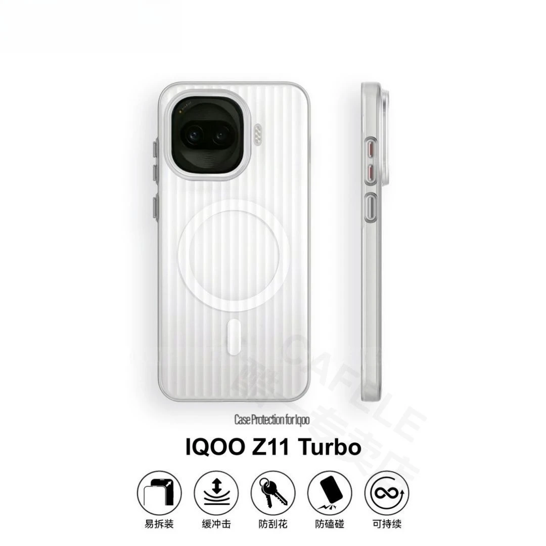 Luxury Magnetic Shockproof Case with Grating Design and Skin-Friendly Feel