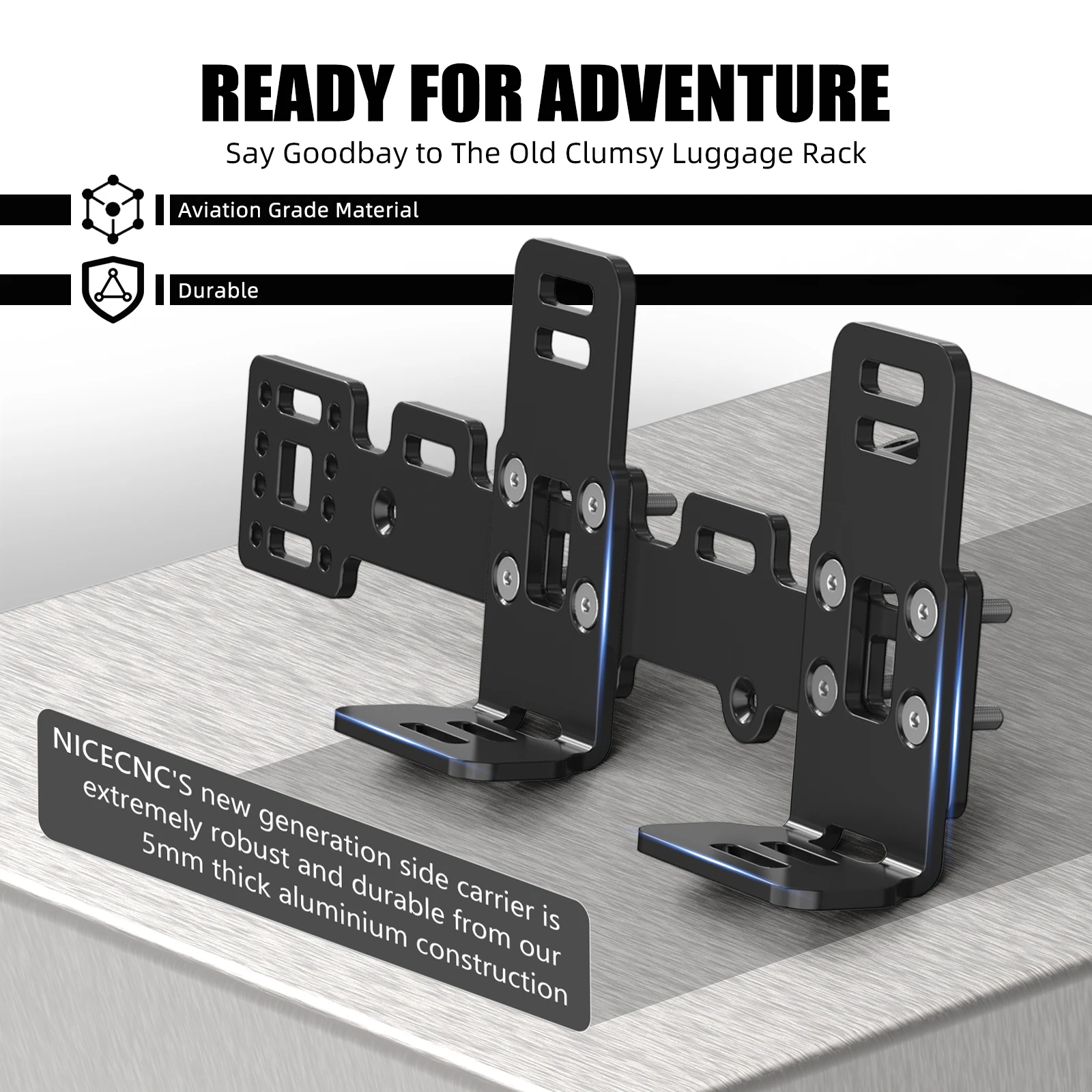 2019-2024 Für KTM 790 890 Adventure /R Rally Motorrad Gepäckträger Seitenhalterung 790/890 Adventure /R/Rally 2019-2024 2023 – Detail 6