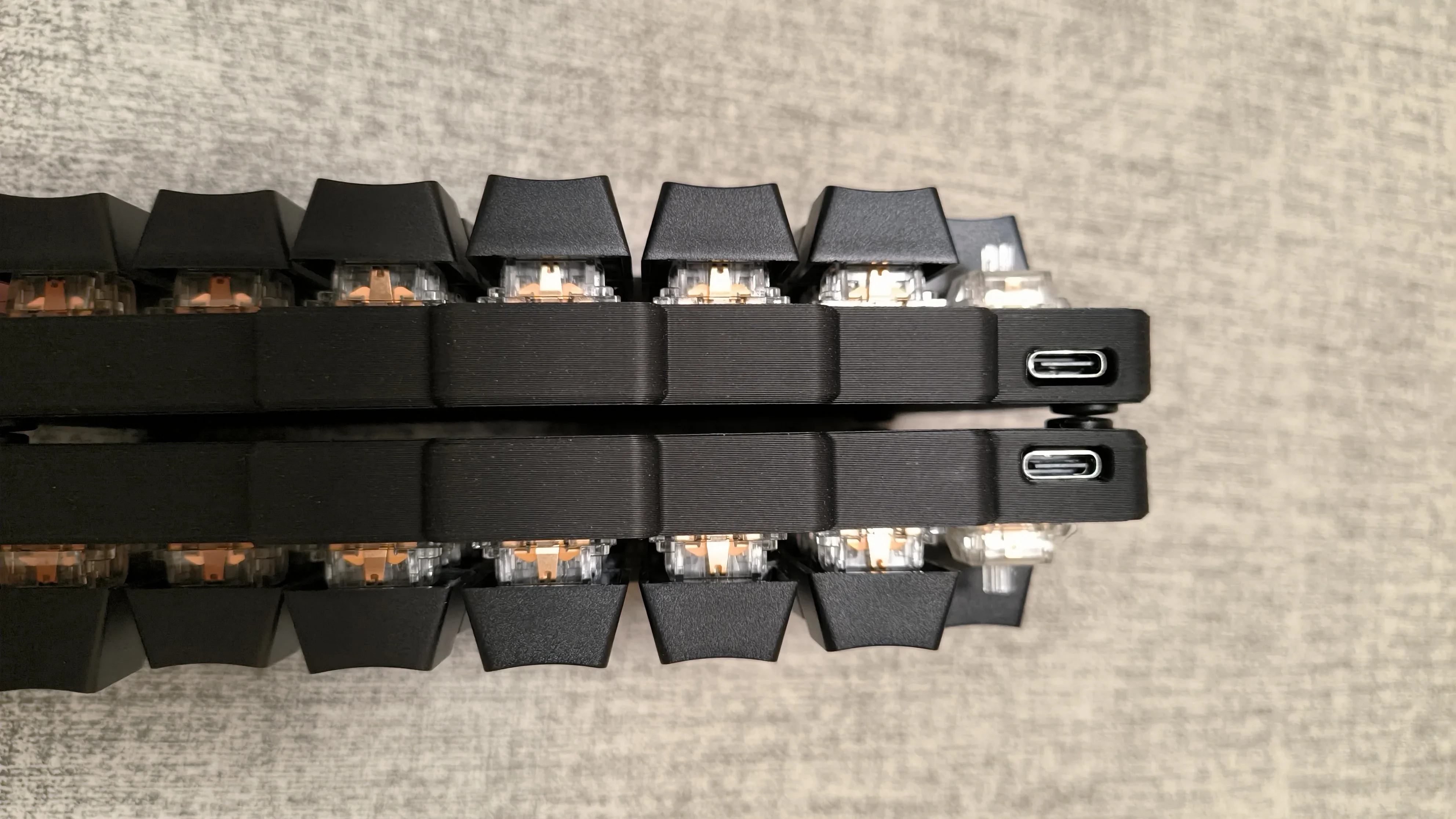 Corne 4.1 分割キーボード レッドブラックキーキャップセット