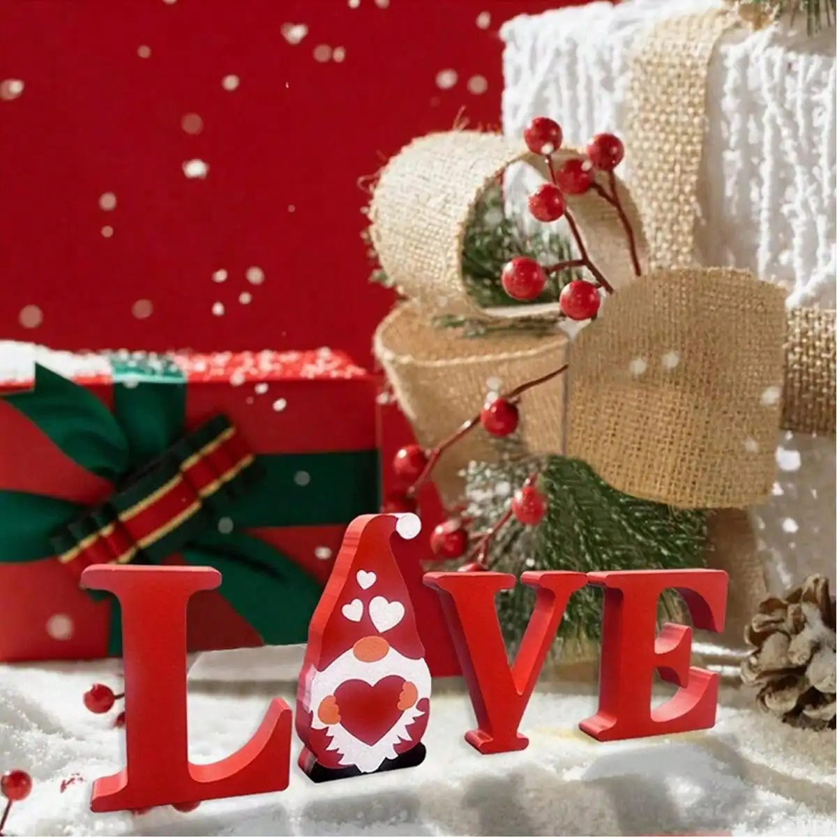 3pcs Wedding Decoration Wooden Love Just Married Mr & Mrs Desktop Ornaments Wood Letters Sign for Married Party Home Table Decor wooden wedding supplies