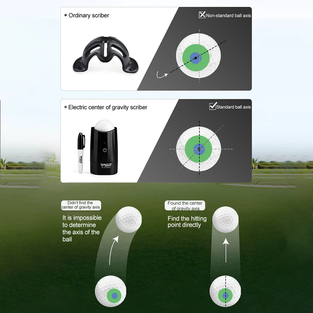 Golf Electric Scriber Finds Gravity Distribution Line Electric Ball Painter Electric Golf Scriber Golf Accessories