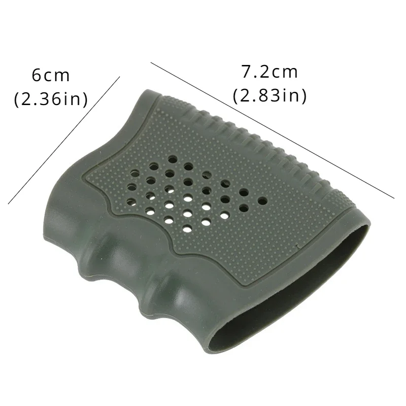 1PC Anti-Slip Molle Rubber Protect Cover Grip Glove Molle Grip soft rubber anti slip sleeve Hunting Accesories pistol glove rubber grip sleeve rubber grips gun accessories