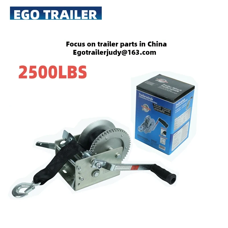 

Лебедка EgoTrailer, высокое качество, 2500bs/1125кг, 7,3 м