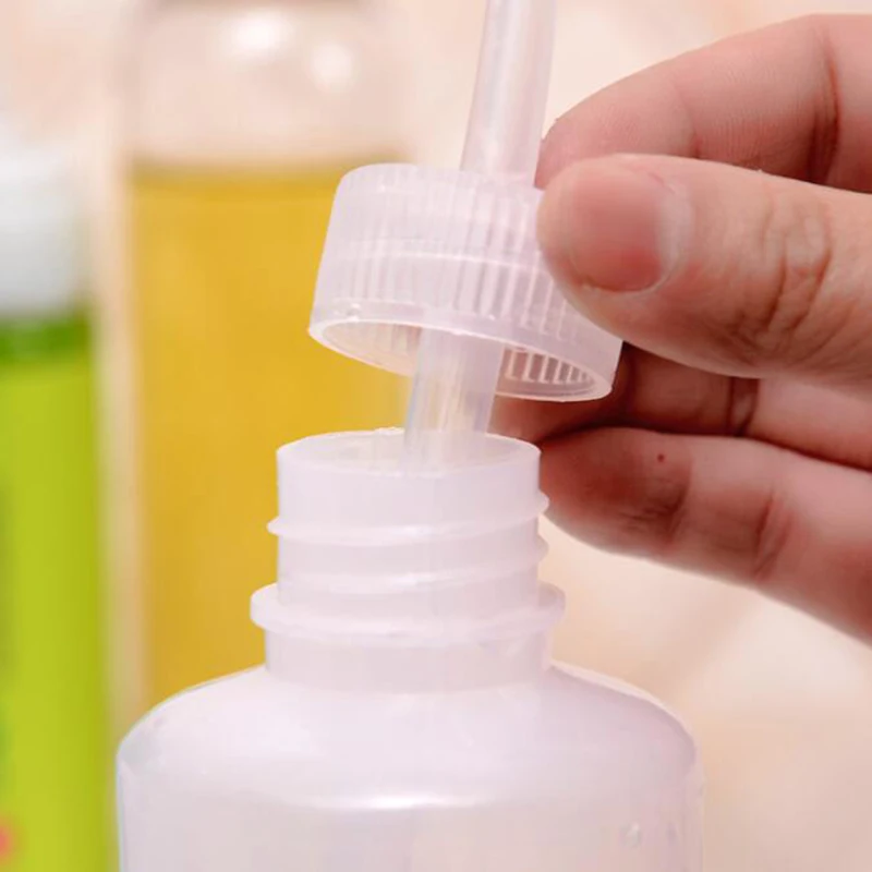 1 Piece of Water Bottle 150/250/500ML Teaching Equipment Long Curved Meat Transparent Water Bottle Liquid Container Spray