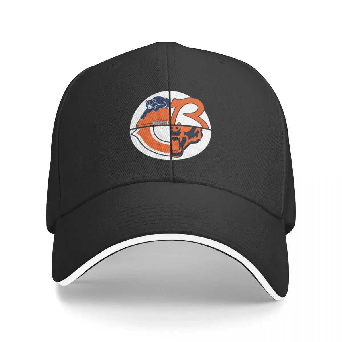 

Chicago Football Quad 2 Baseball Cap black Bobble Hat Women's Men's