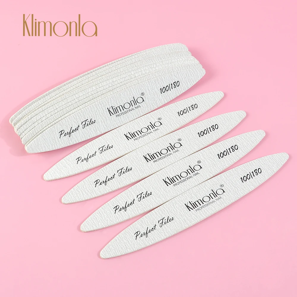 50 Pz Lima Per Unghie Buffer Doppio Lato Della Lima Per Unghie Buffer 100/180 Grigio Trimmer Lime Buffer In Nail Art Ongle Nail Art Tool