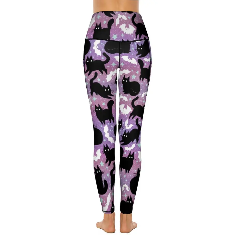 thumbnail image 2 of Pumpkin Costume Women Leggings For Women High Waist Tummy Control 2 of 14