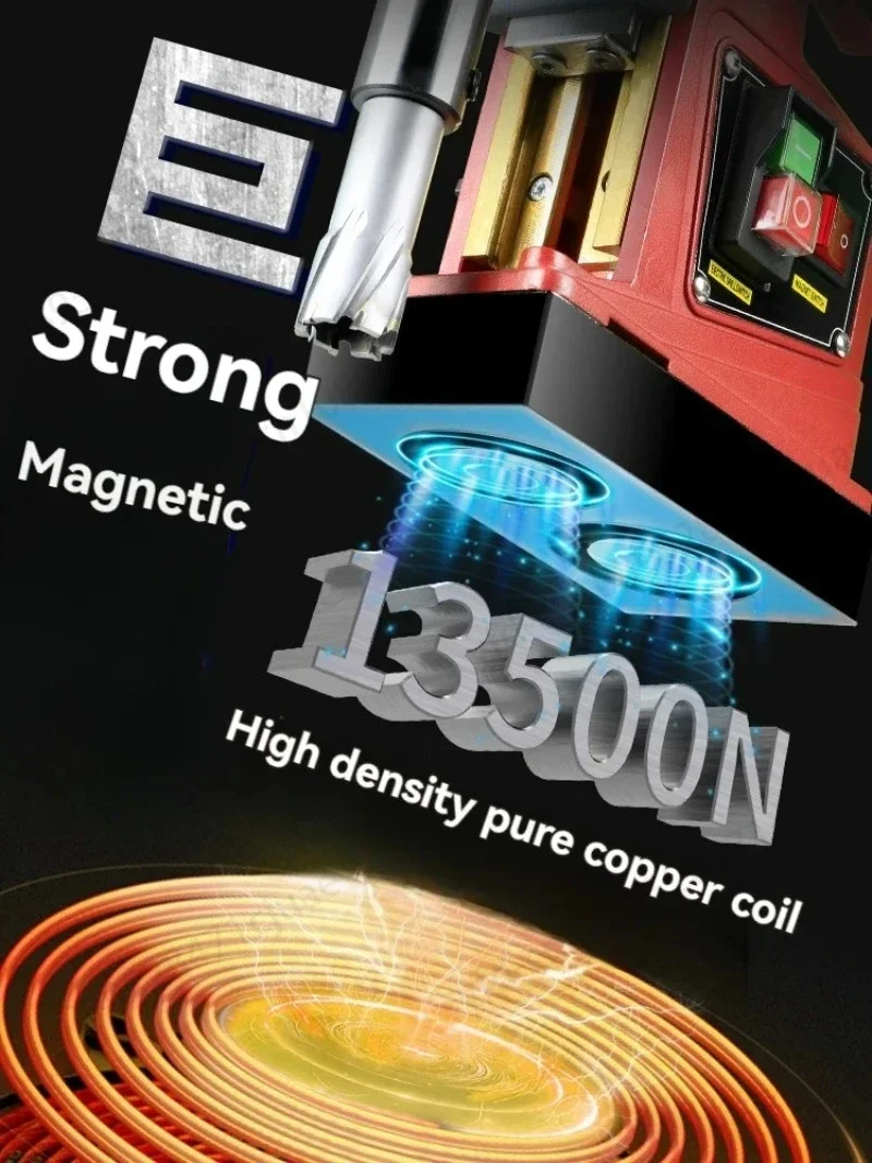 Industrial Grade Magnetic Drill Powerful Drilling Machine Magnetic Drill Press Machine for Engineering Steel Structure 4