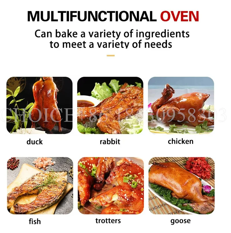 Professional Rotary Gas Chicken Grill Rotisserie Machine High Capacity Chicken Rotisserie Oven Commercial Arabic Chicken Roaster 6
