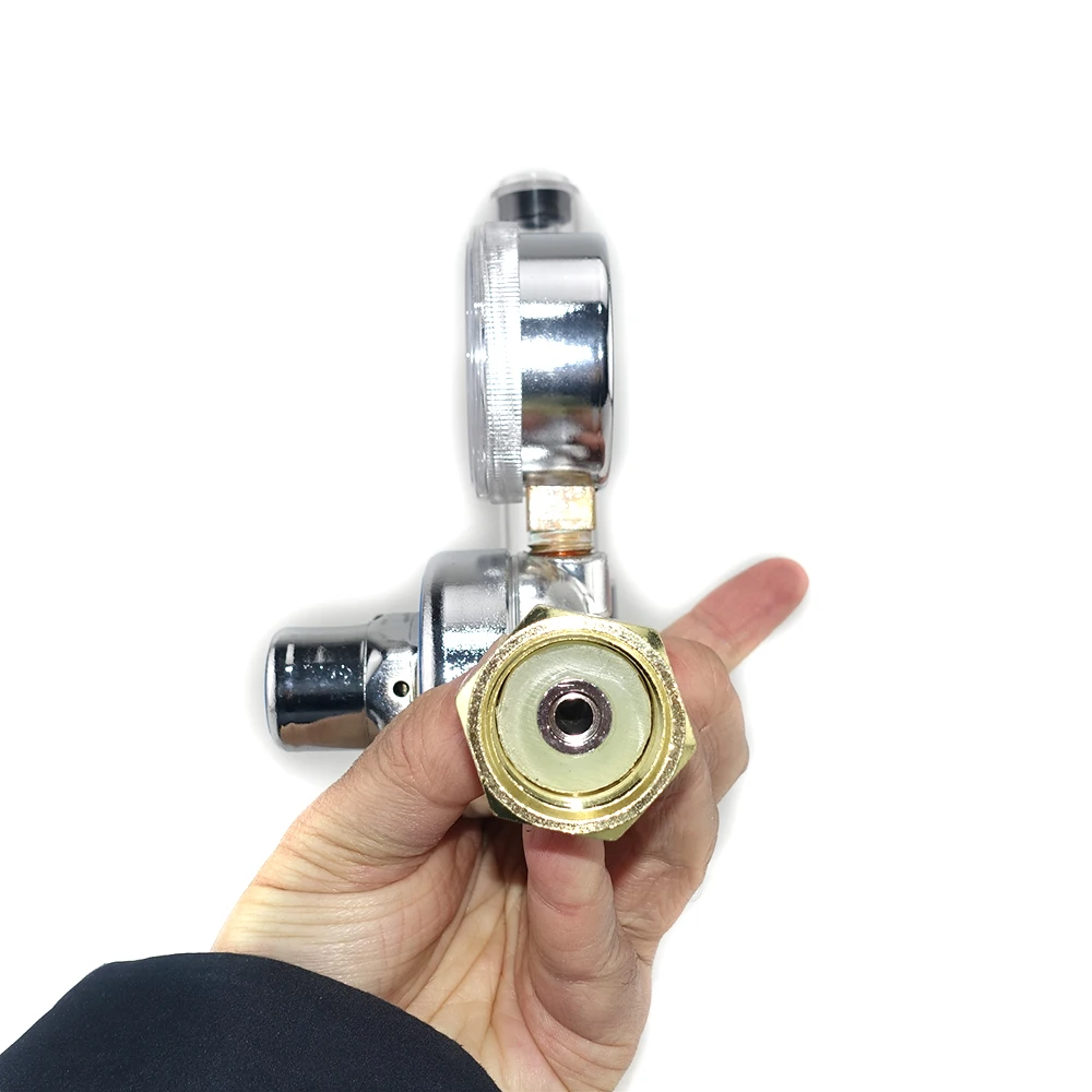 Gas Regulator Flowmeter for MIG/MAG TIG Welding 0-25 Mpa Argon CO2 Helium Nitrogen Gas Meter Guage 3