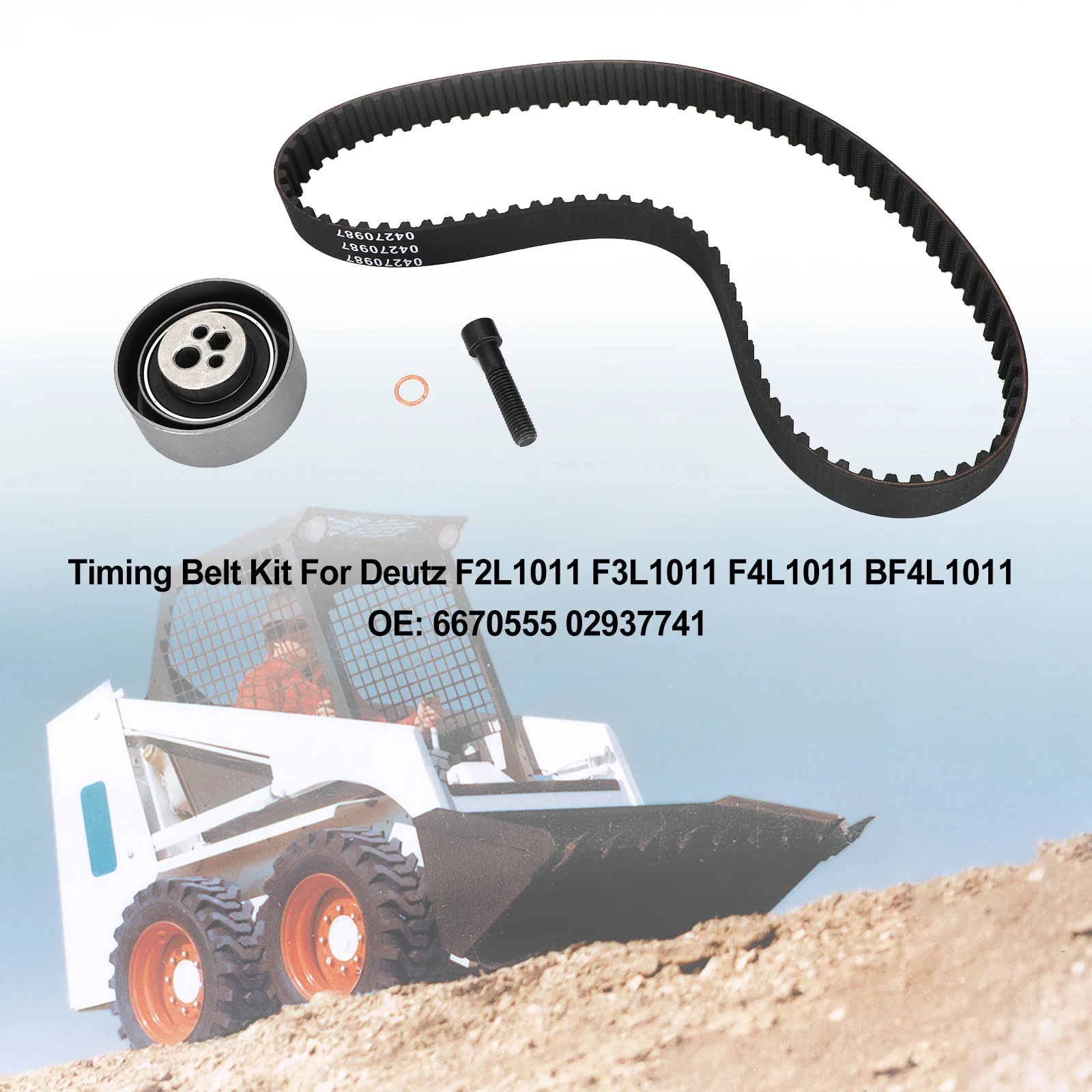 

Areyourshop 6670555 02937741 набор ремней ГРМ для Deutz F2L1011 F3L1011 F4L1011 BF4L1011