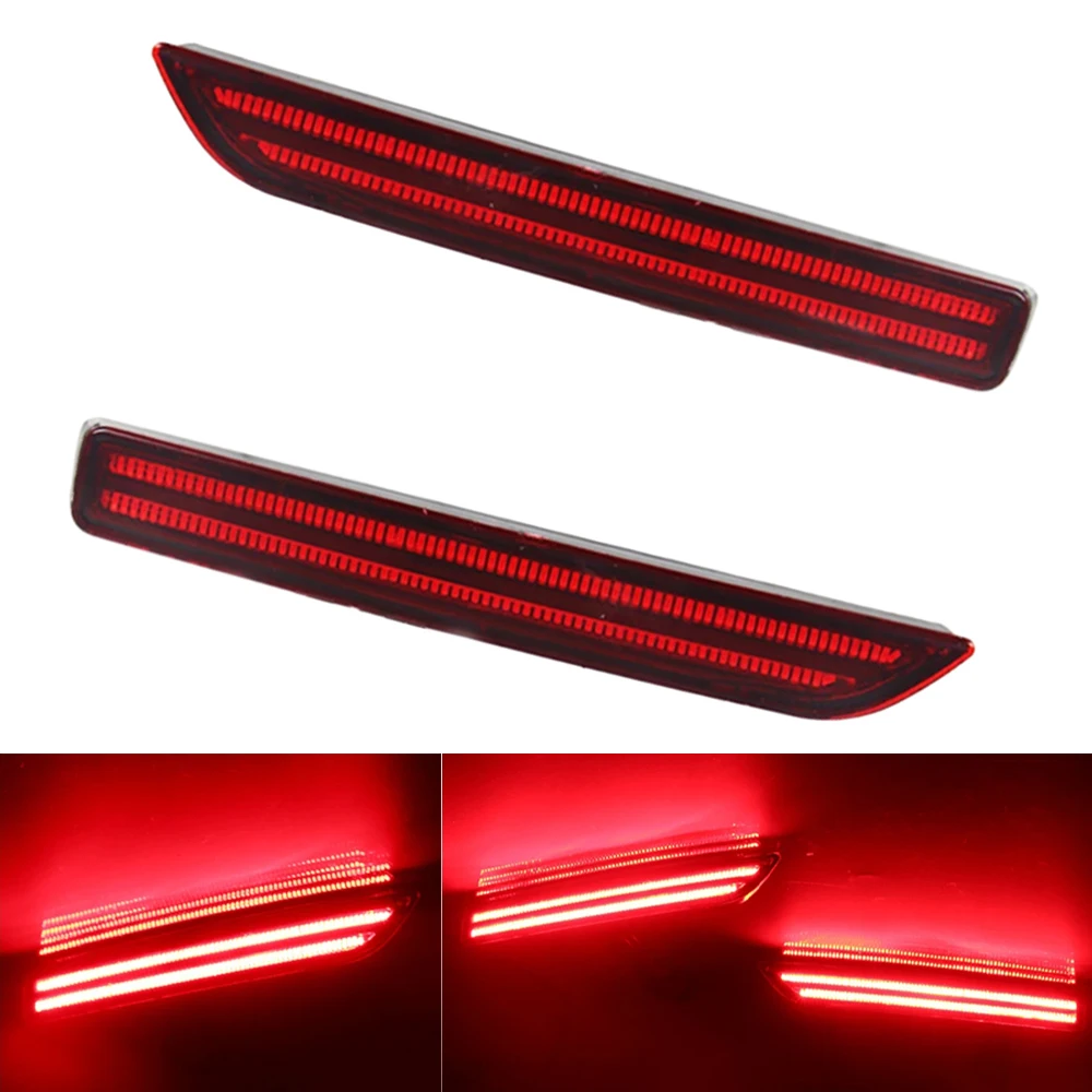 

2PCS LED Rear Bumper Reflector Lights for Nissan Sentra Sylphy 2020 2021 Car Turn Signal Brake lamp Fog Lamp Car Accessories