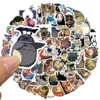 10/25/50/100Pcs Ghibli Hayao Miyazaki Stickers Cartoon Graffiti Decals Helmet Skateboard Laptop Motorcycle Sticker Toys Decor 4