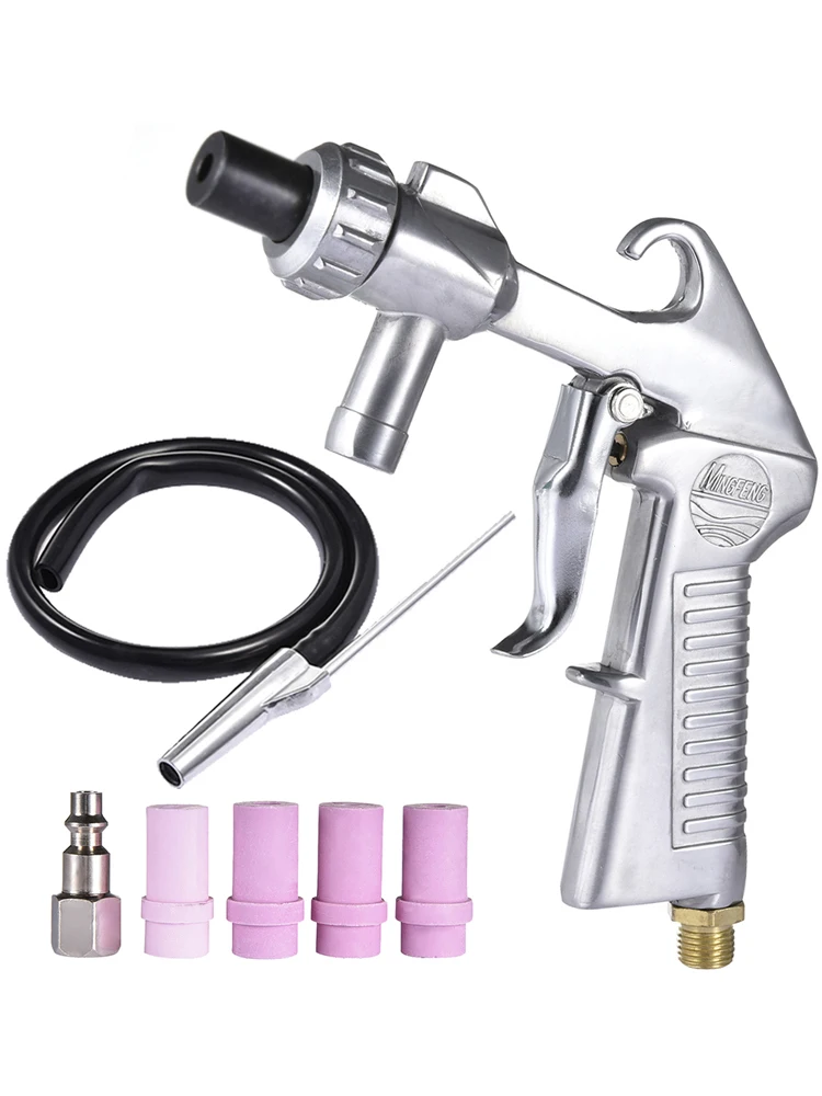 

Air Sand Blaster Kit Blasting Nozzle Tube Rust Remove Abrasive Sand Blasting for Surface Polishing P