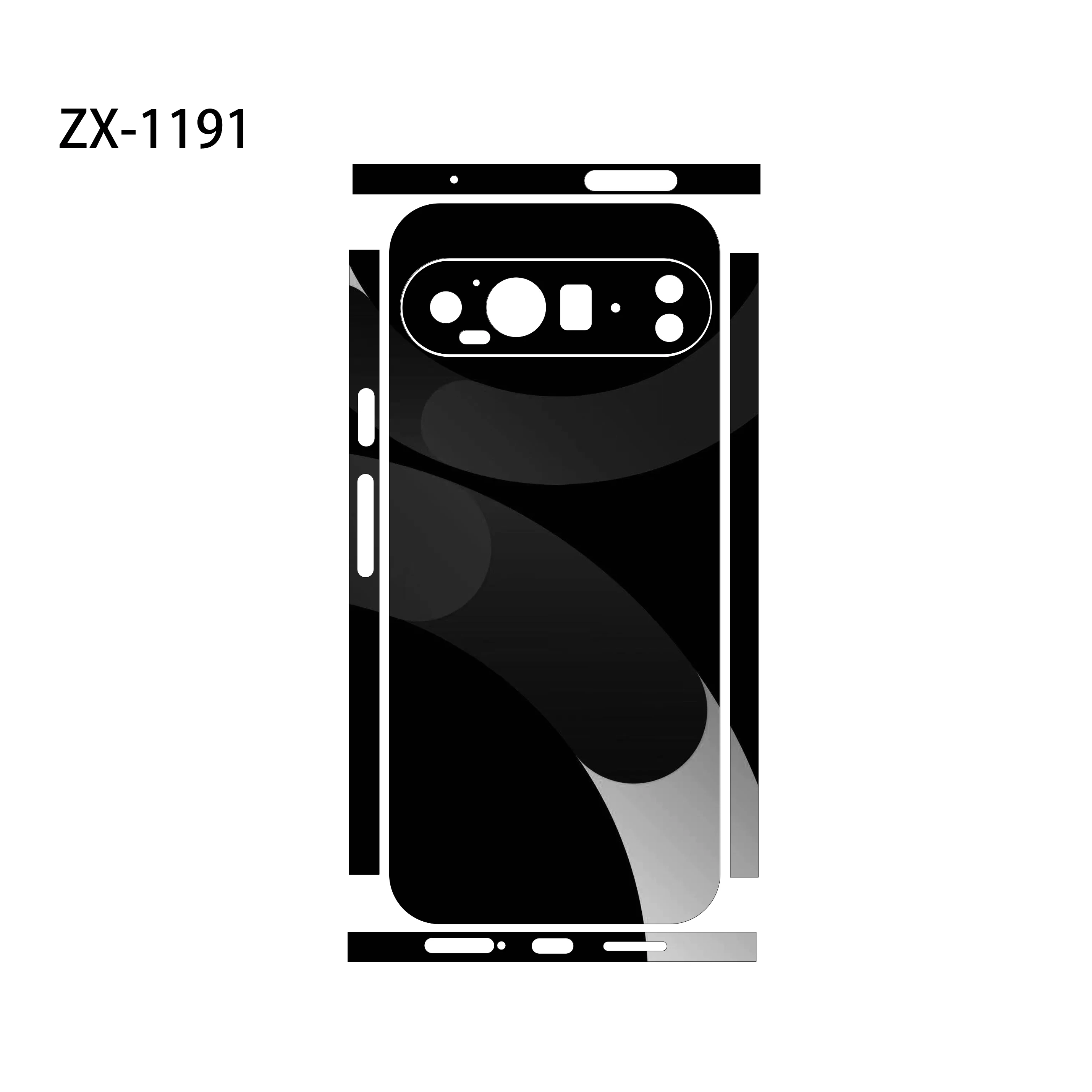 Vibrant Macaroon Matte Sticker: Colorful Decal Skin & Back Screen Protector