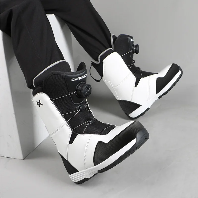 Adult Snowboarding Shoes BOA Wire Buckle Models Fast Wear Ski Shoes Men and Women Ski Equipment Warm Anti Boots Ski Boots