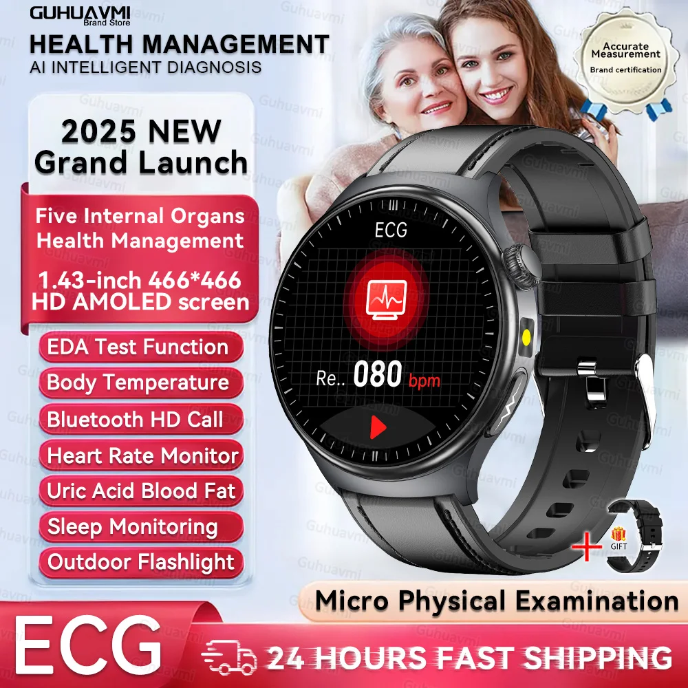 Nursing Grade Health Smartwatches For Men Women Precision Detection Heart thumbnail 12