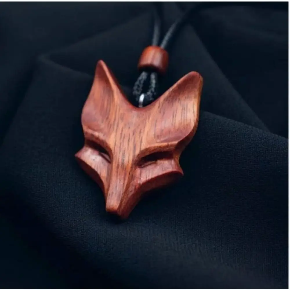 Handmade Wooden Owl Pendant Necklace for Couples