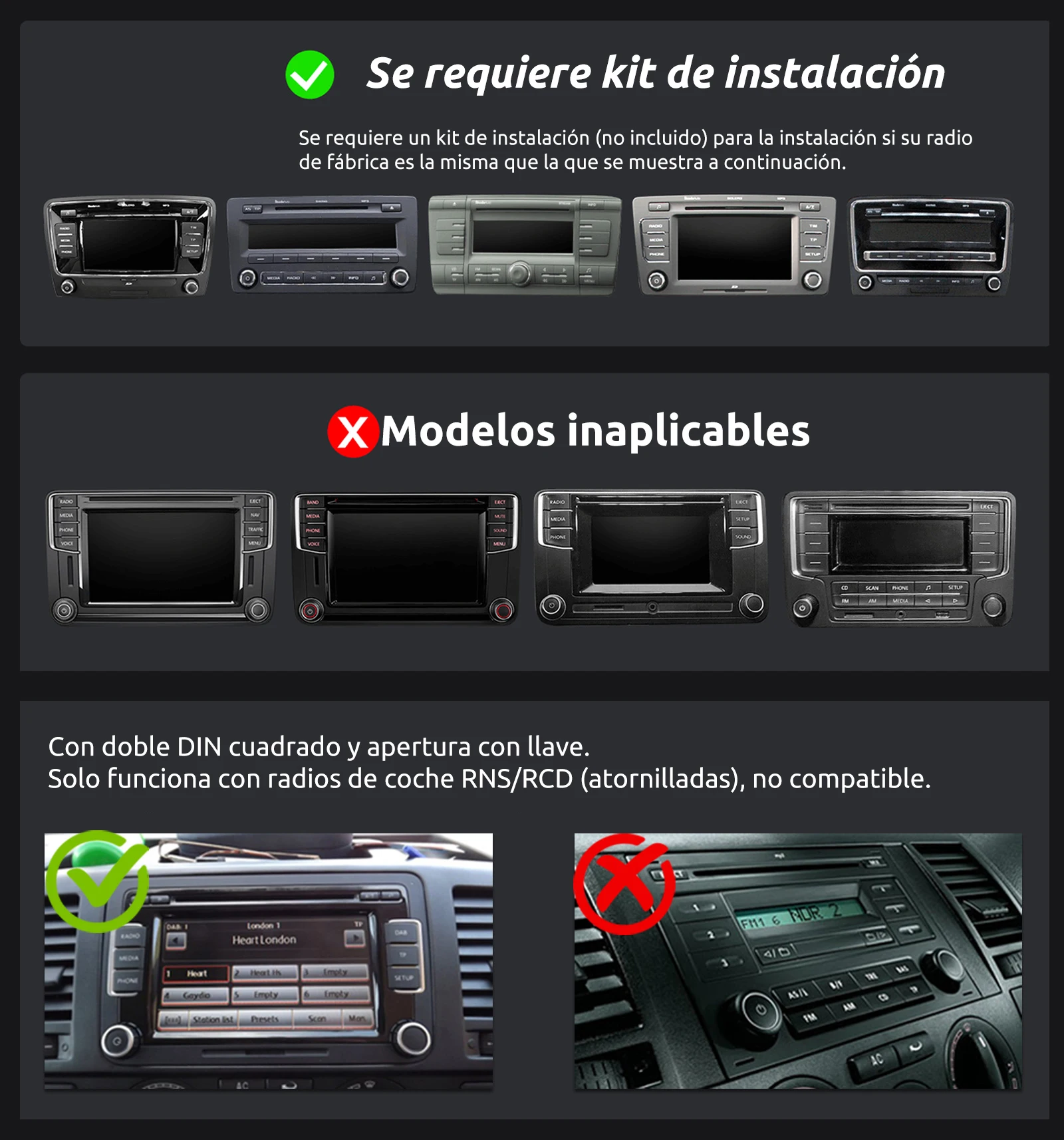 ESSGOO Autoradio Android 14 7" 4+64Go CarPlay Sans Fil GPS Navigation WIFI RDS FM Bluetooth pour VW Golf 5 6 Passat Polo 6R Touran Tiguan Caddy EOS Jetta Seat Skoda Écran Tactile Mirror Link USB IA Voix Android Auto 5