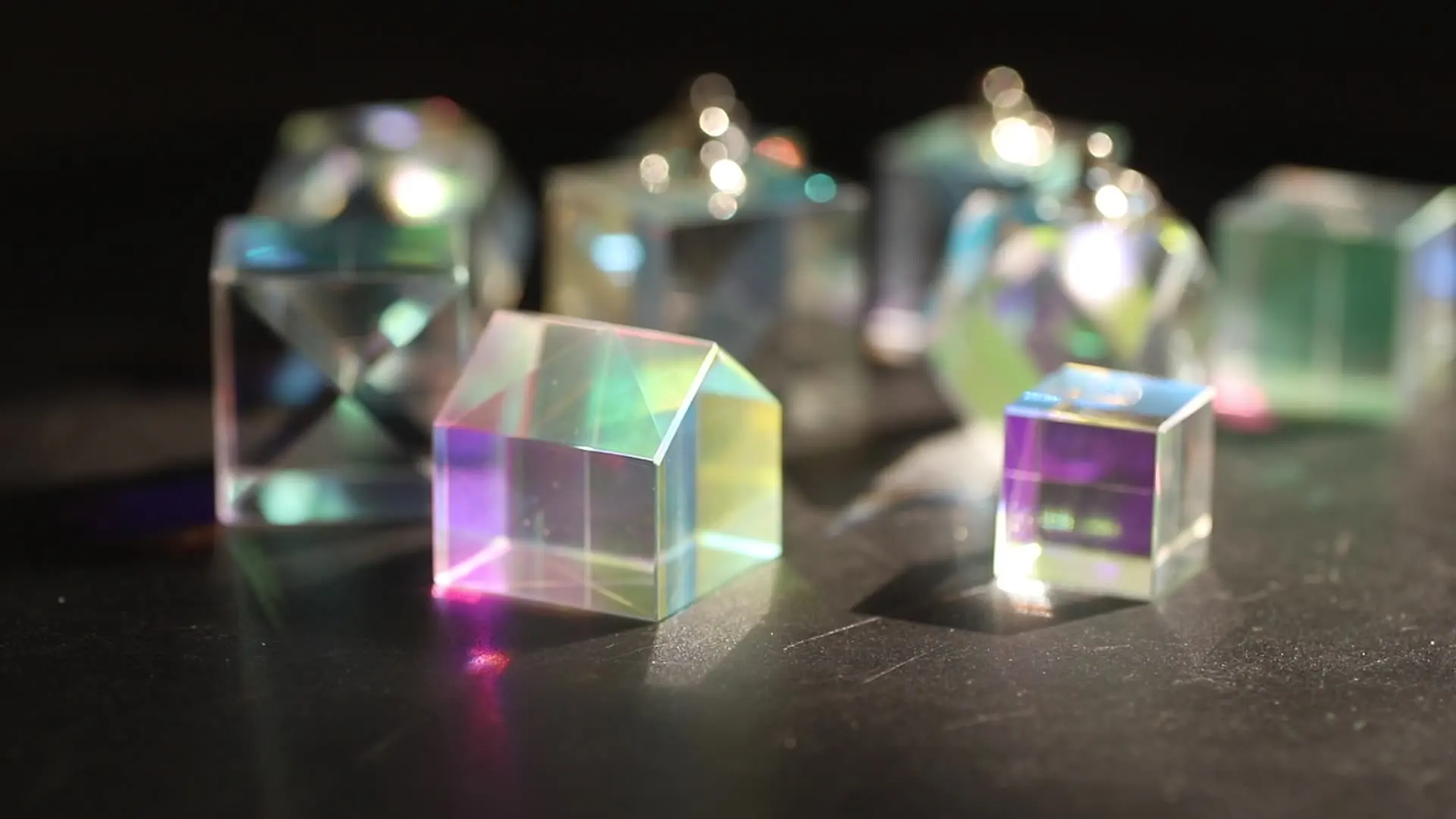 Оптическое стекло X-cube Дихроический куб-призма RGB Лазерное граненое Кристалл