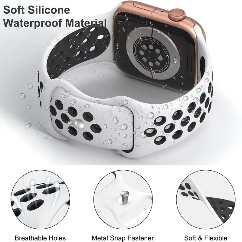 Premium Silicone Strap for Apple Watch - Versatile & Stylish Band for All Models