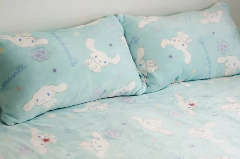 Cannelle oroll – couverture peluche en flanelle pour chien, drap de lit de grande taille, Kawaii, décoration pour chambre à coucher