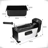 Small electric Commercial French fries deep fryer 5