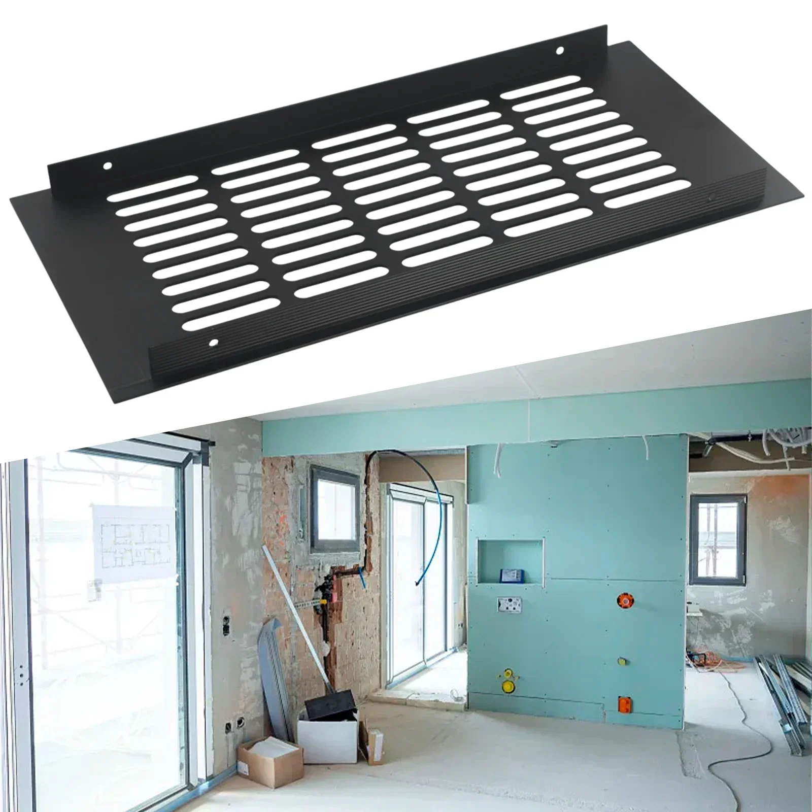 Ventilation Grille Rectangular Cabinet Wardrobe Air 150mm Aluminium Ventilation-Cover Multiple Sizes Breathable Air Vent